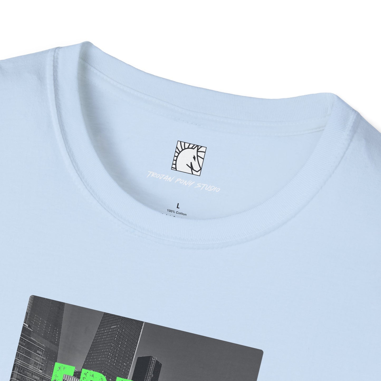 Error 404 Neon Green Block T-Shirt
