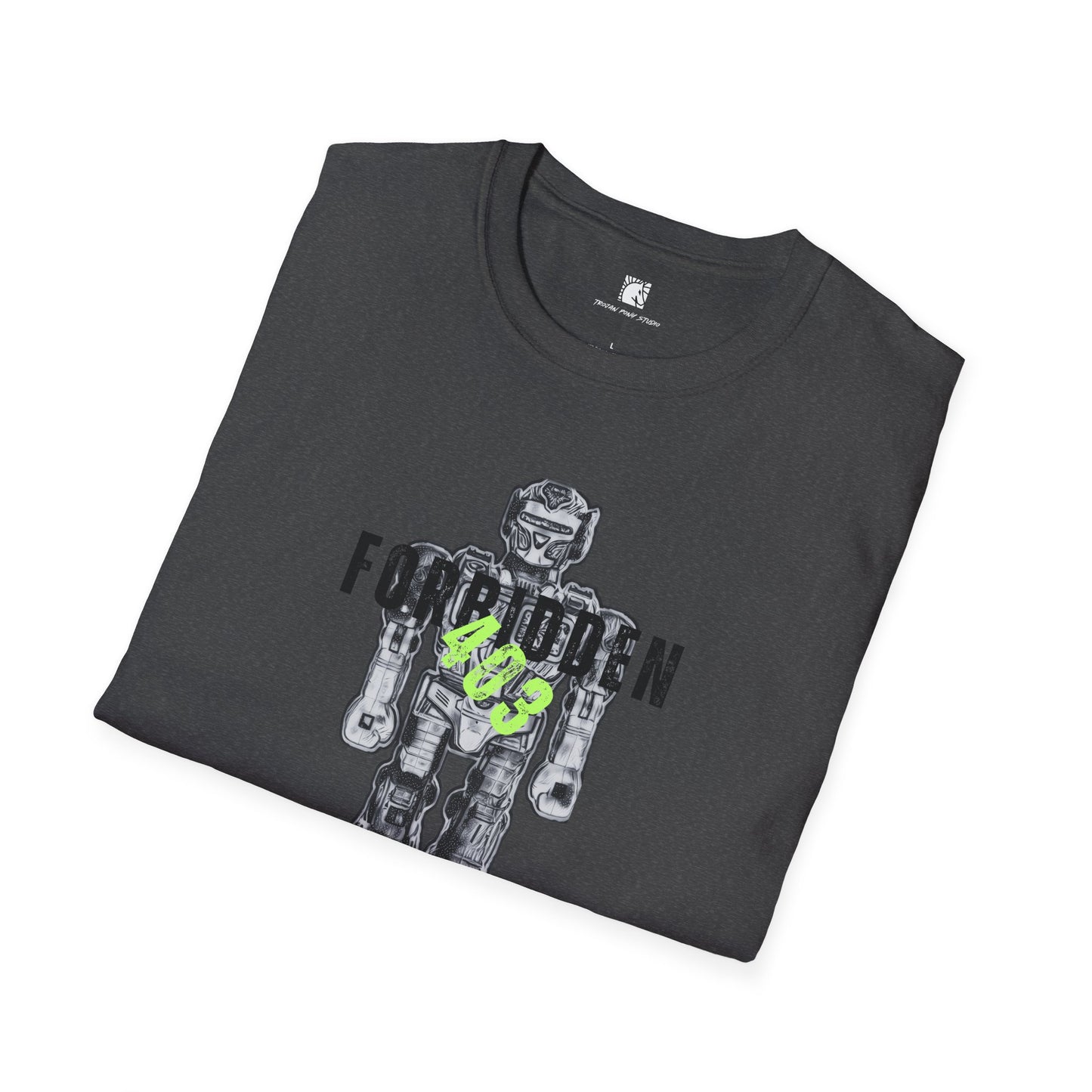 403 Forbidden Robot Block T Shirt