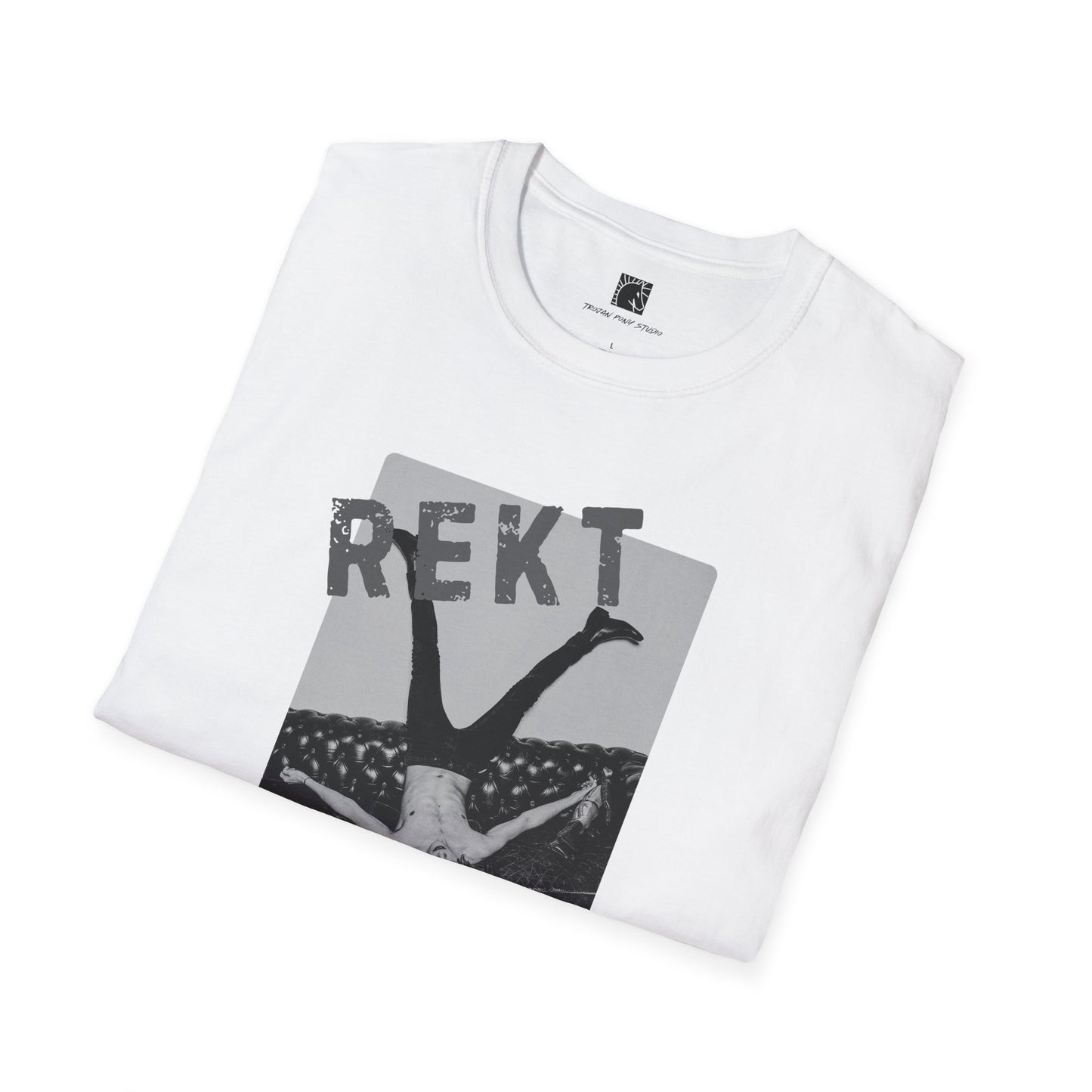 REKT Block Graphic T Shirt