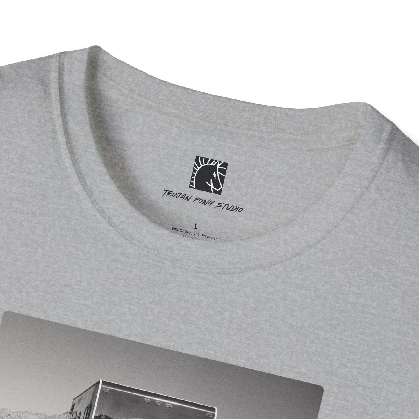 404 Not Found Orange Block Stamp T Shirt