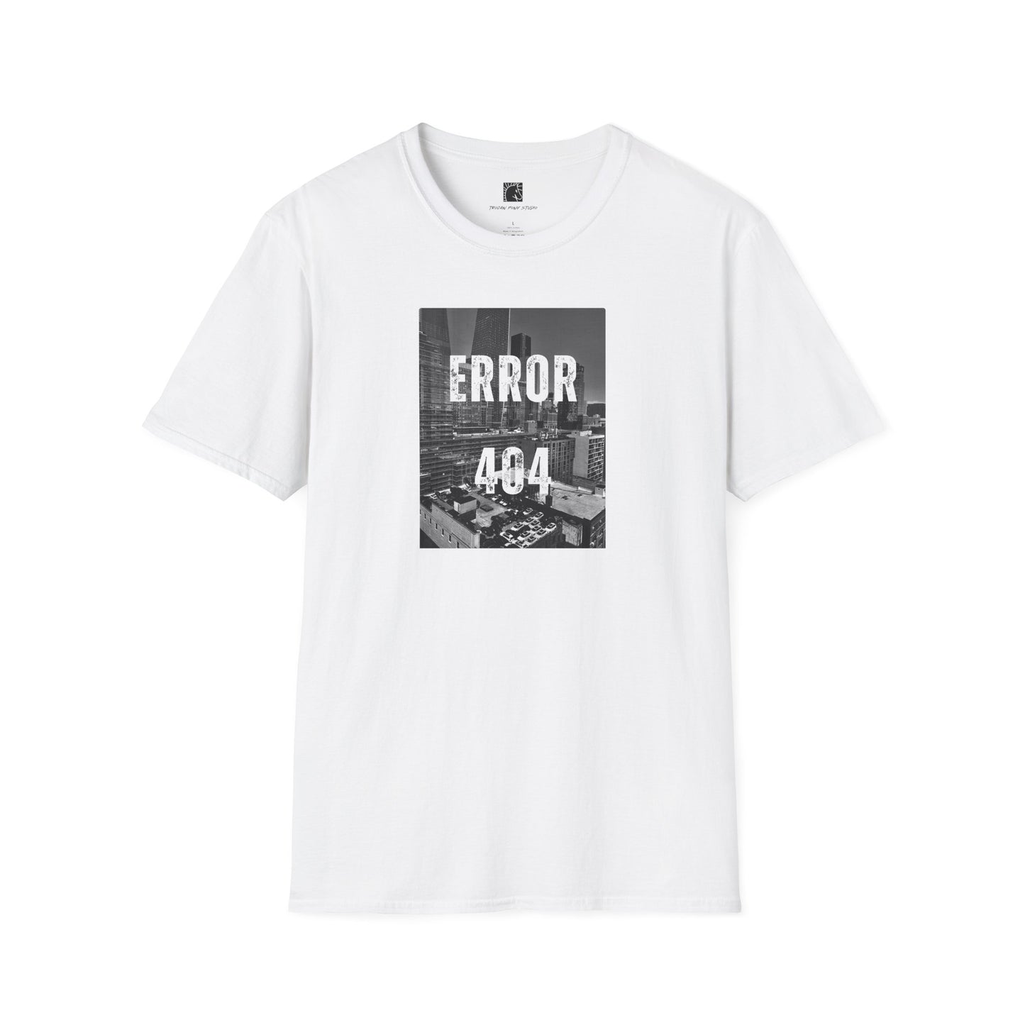 Error 404 Black Text T Shirt