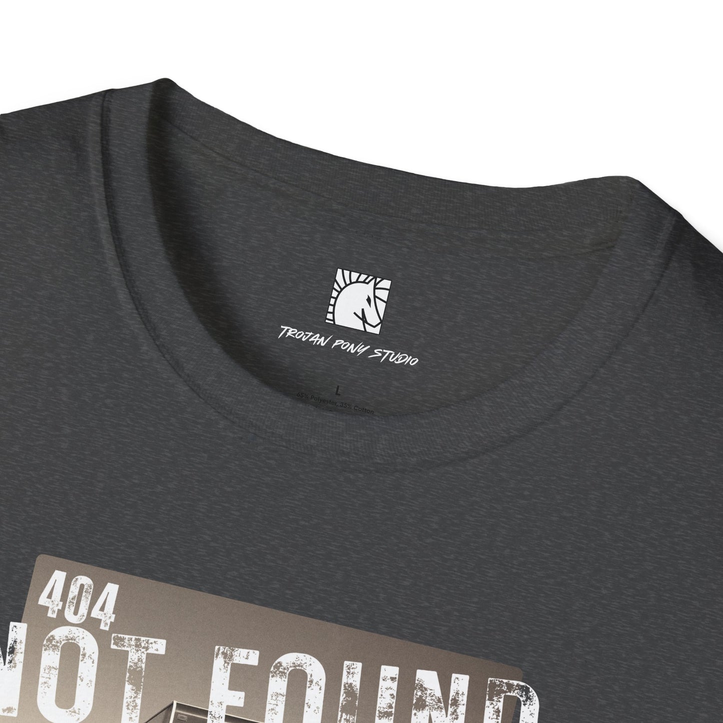 404 Not Found Block Stamp T Shirt