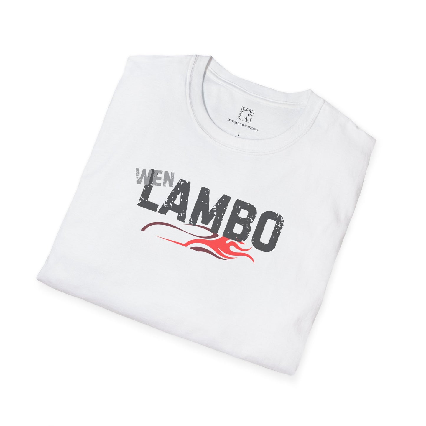 Wen Lambo Flame Design T Shirt