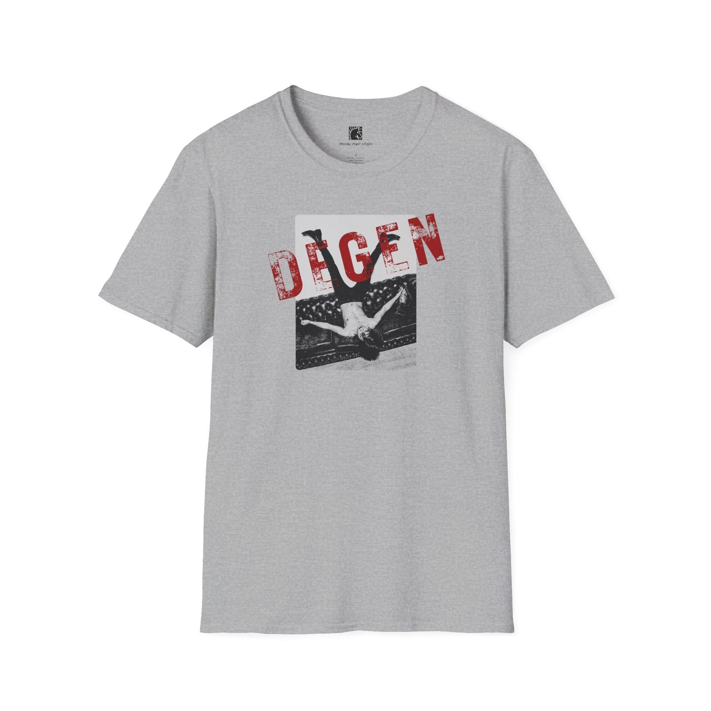 Degen Red Block Stamp T Shirt