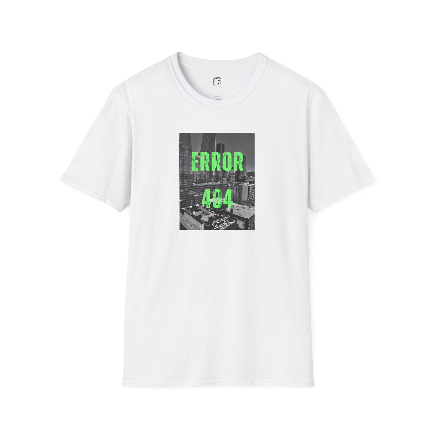 Error 404 Neon Green Block T-Shirt