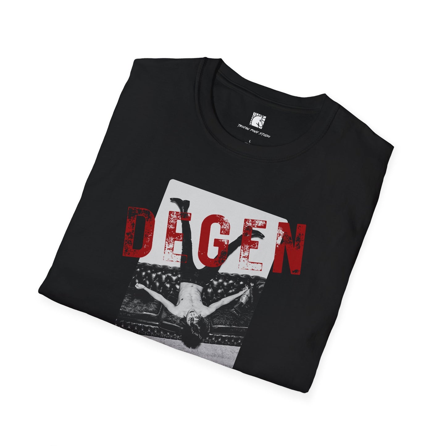 Degen Red Block Stamp T Shirt