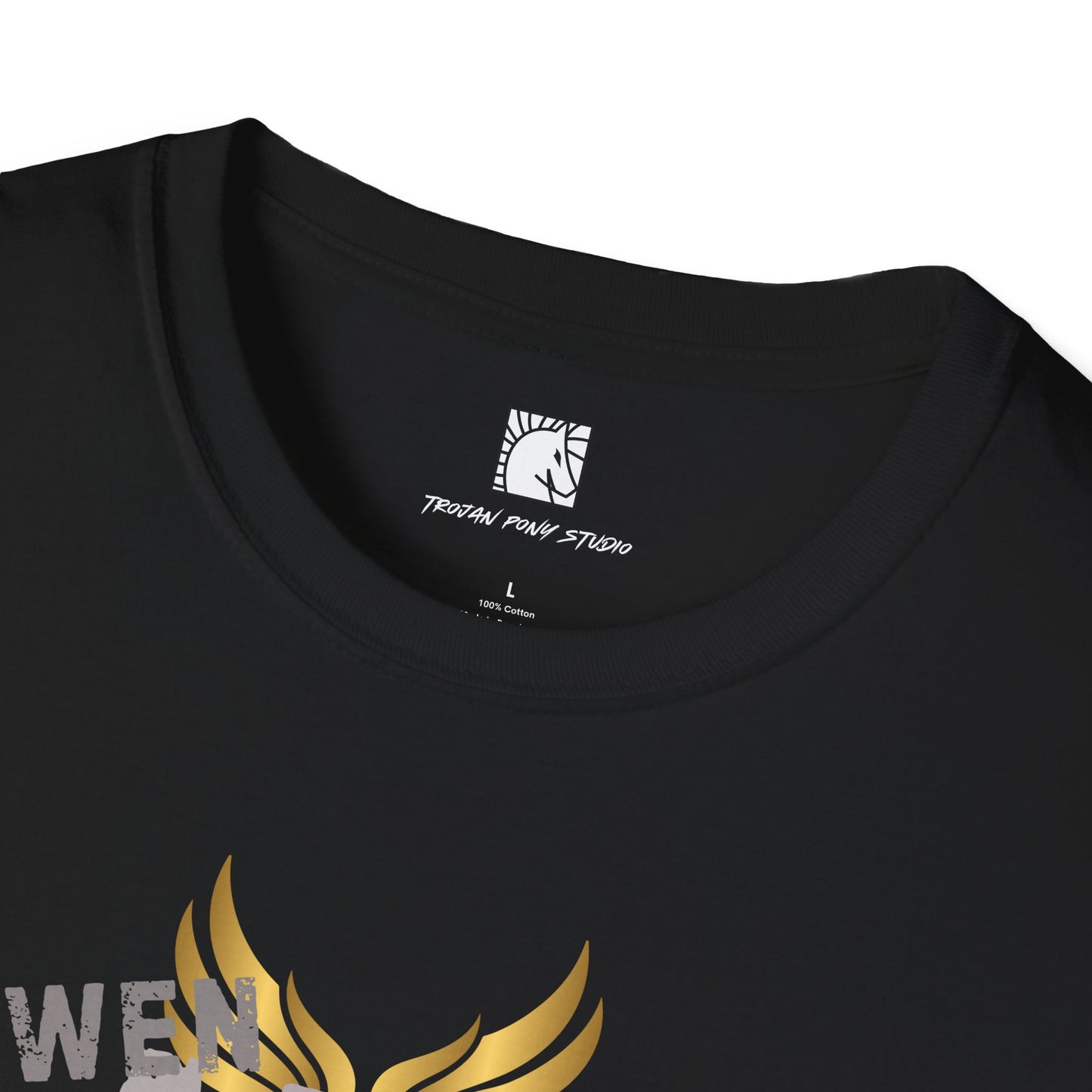 Wen Lambo Silver Block Golden Pheonix T Shirt