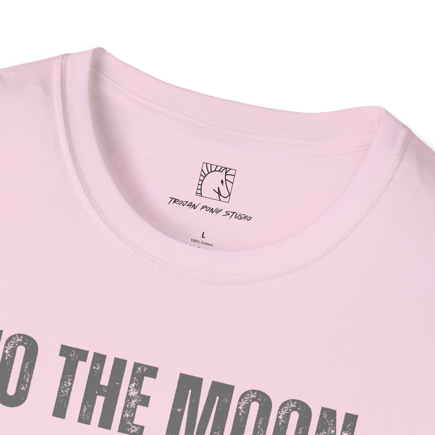 To The Moon Distressed T Shirt