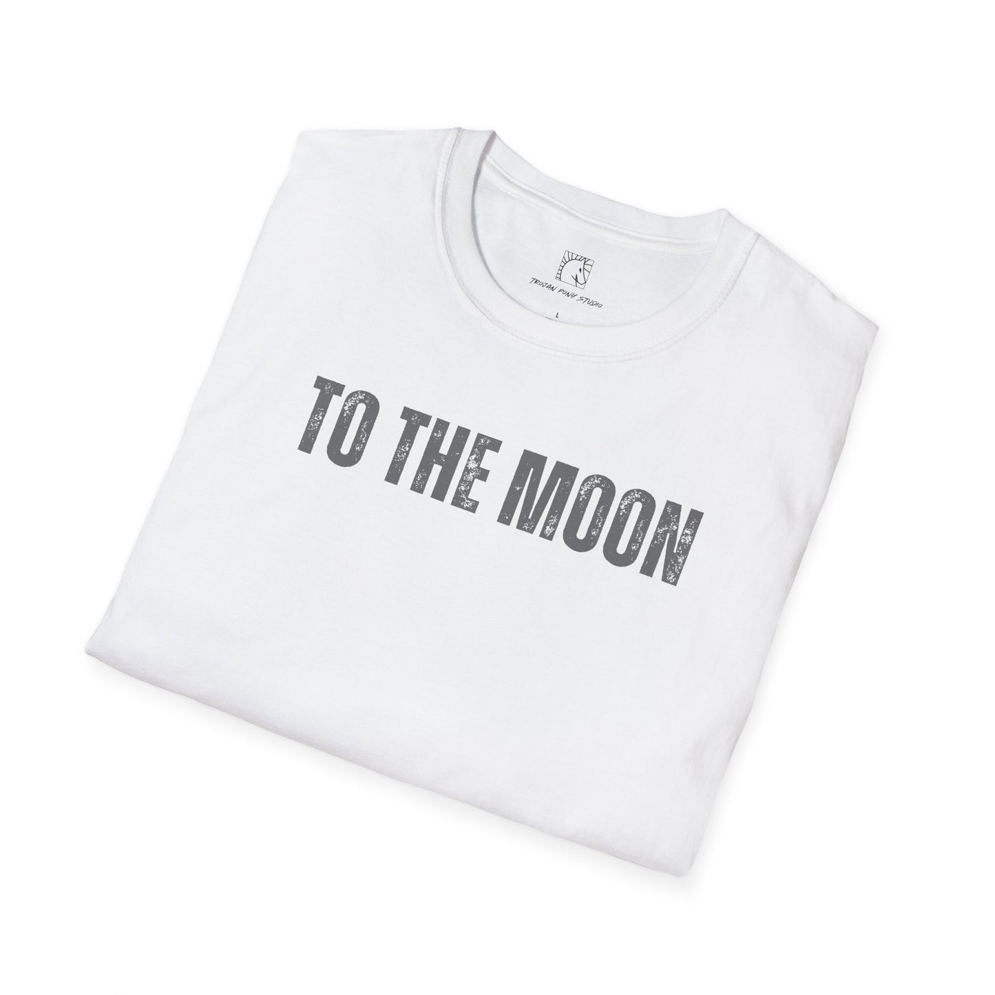 To The Moon Distressed T Shirt