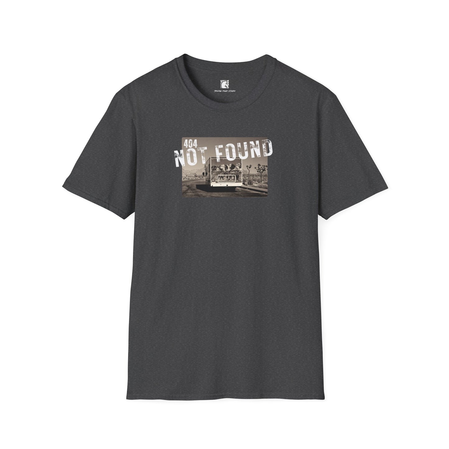 404 Not Found Block Stamp T Shirt