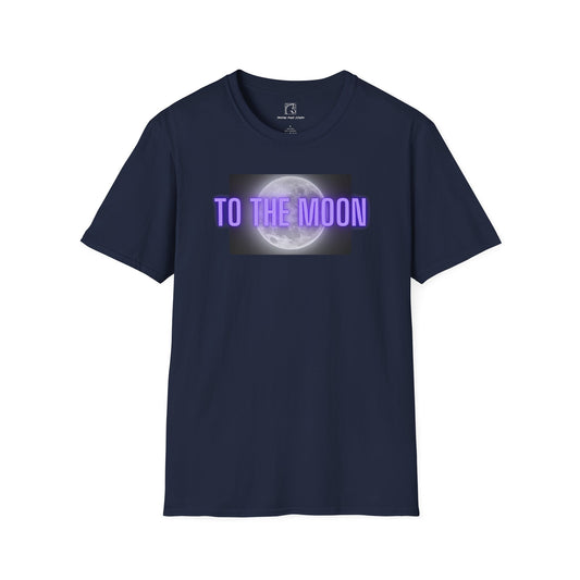 To The Moon Purple Glow T Shirt