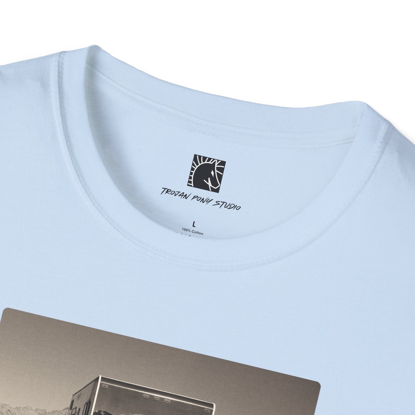 404 Not Found Orange Block Stamp T Shirt