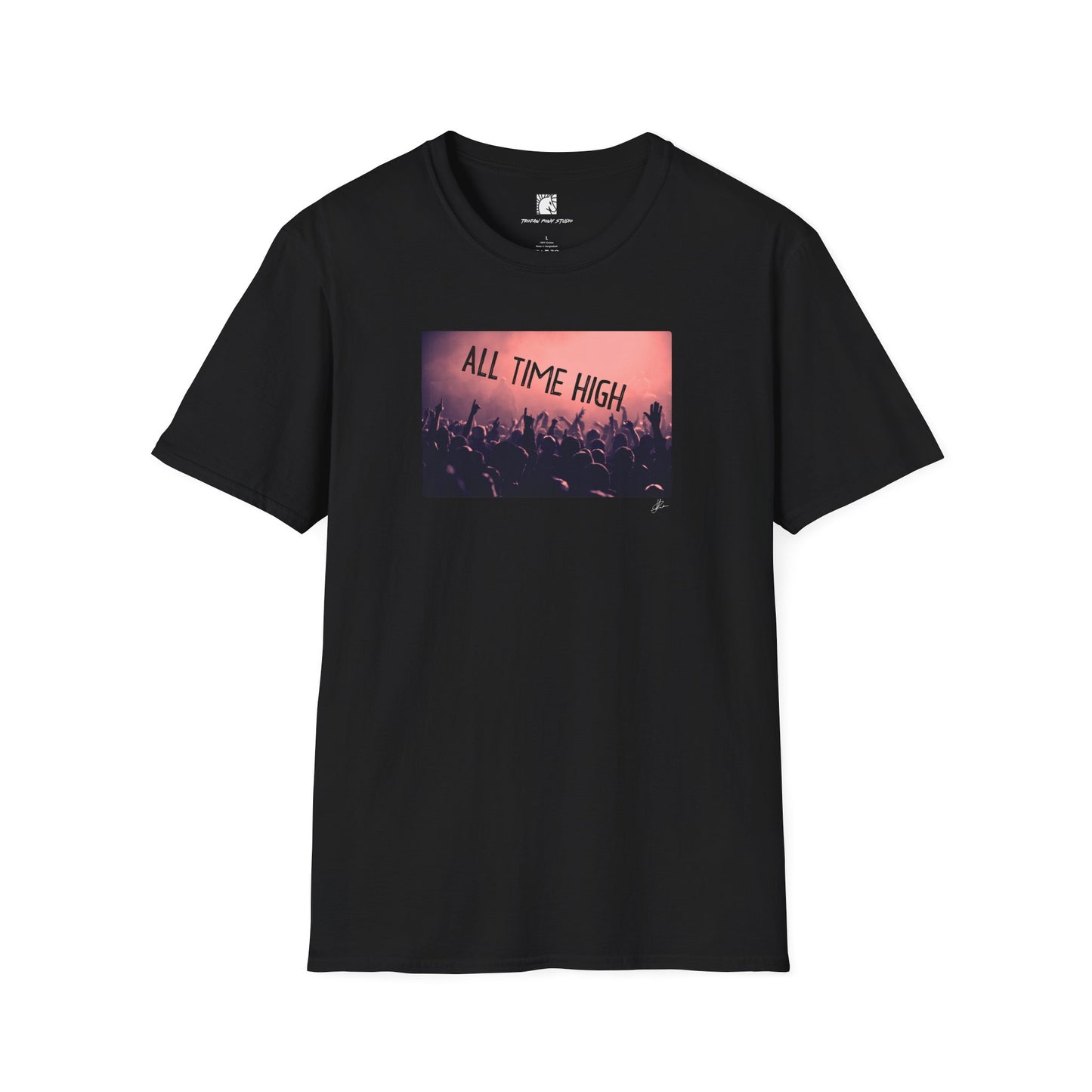 All Time High Block Stamp T Shirt