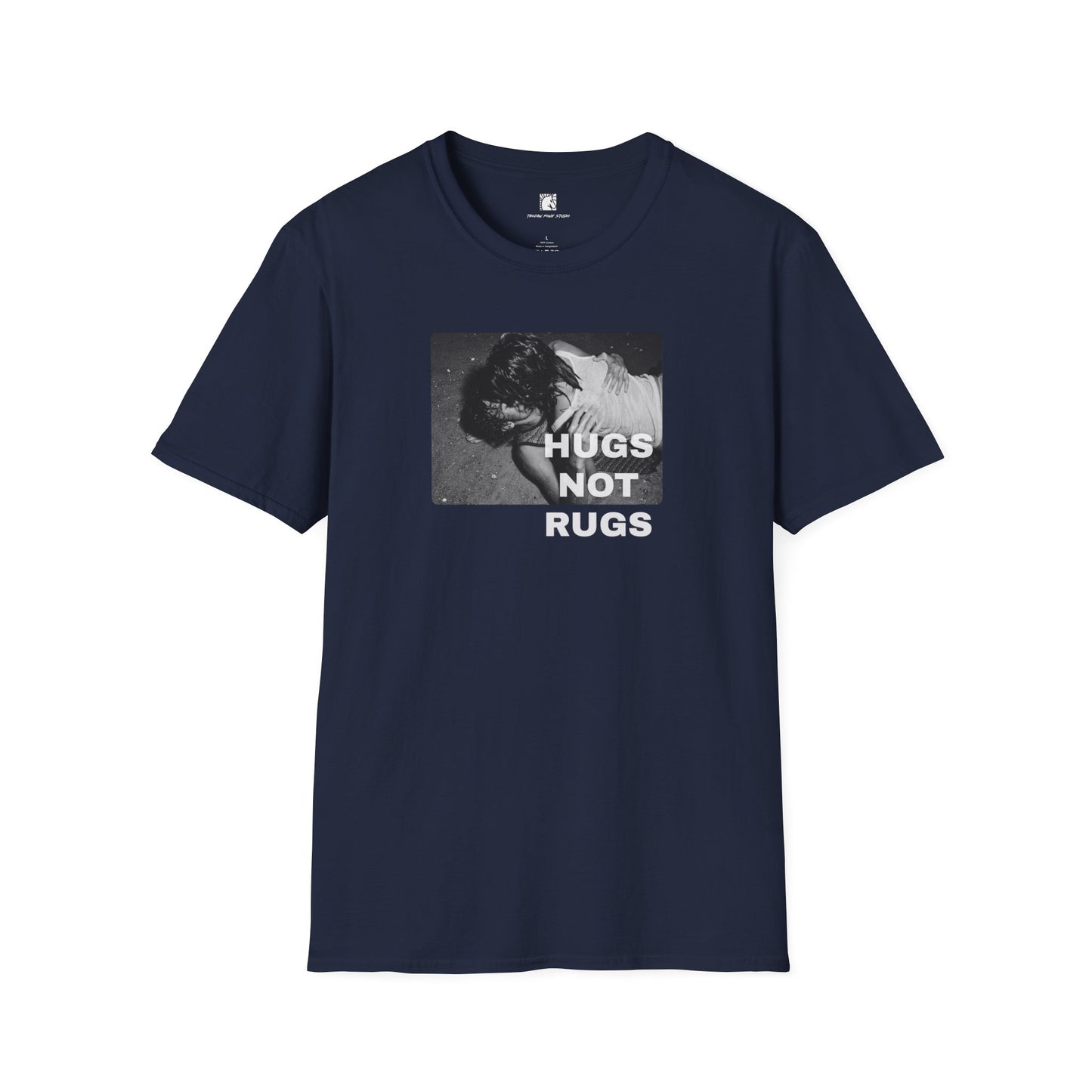 Hugs Not Rugs Beach Couple T shirt