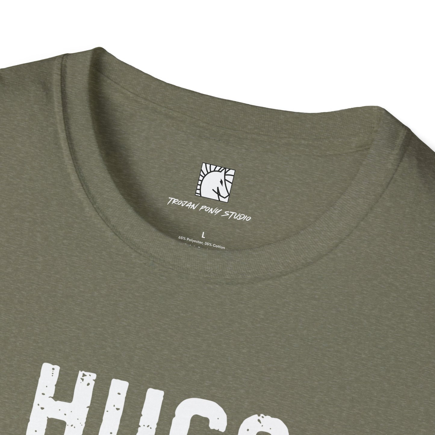 Hugs Not Rugs Block Stack T Shirt