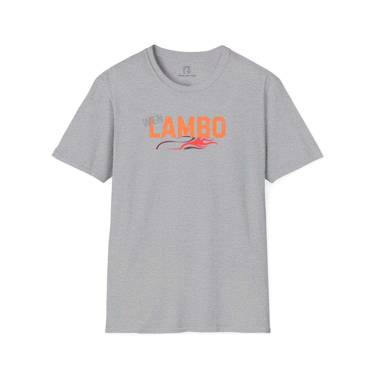 Wen Lambo Flame Design T Shirt