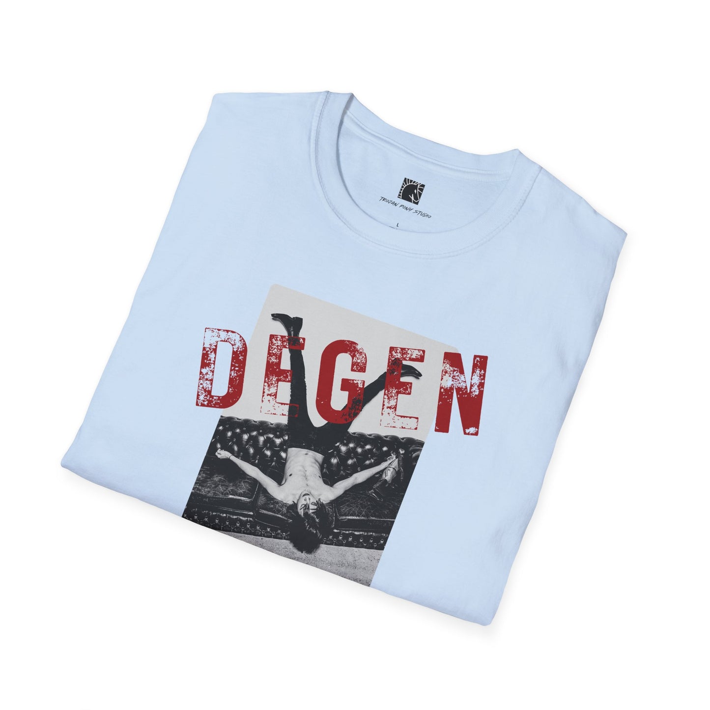 Degen Red Block Stamp T Shirt