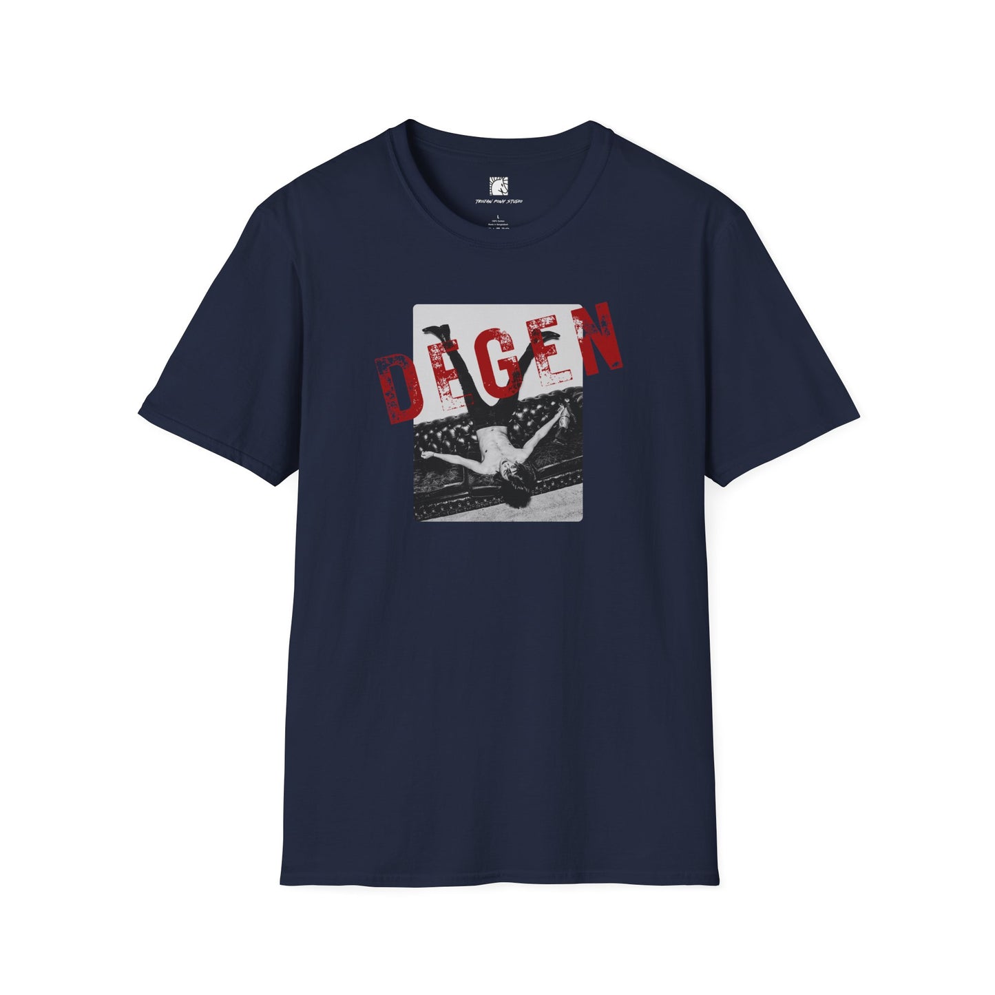 Degen Red Block Stamp T Shirt