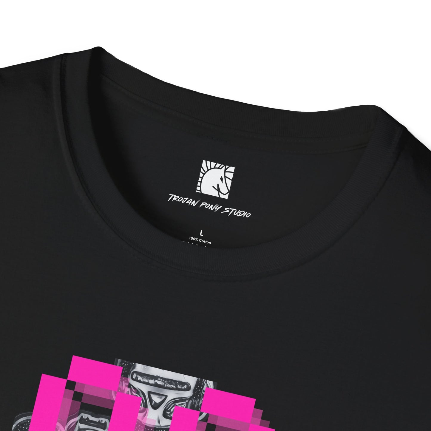 OG Robot Neon Pink Block T Shirt