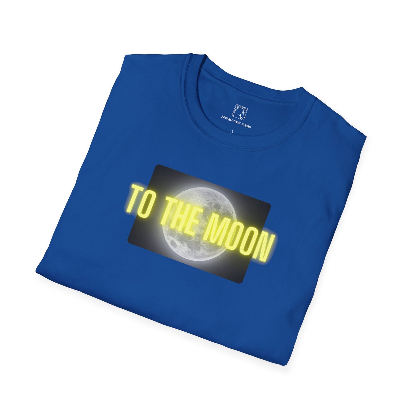 To The Moon Yellow Glow T Shirt