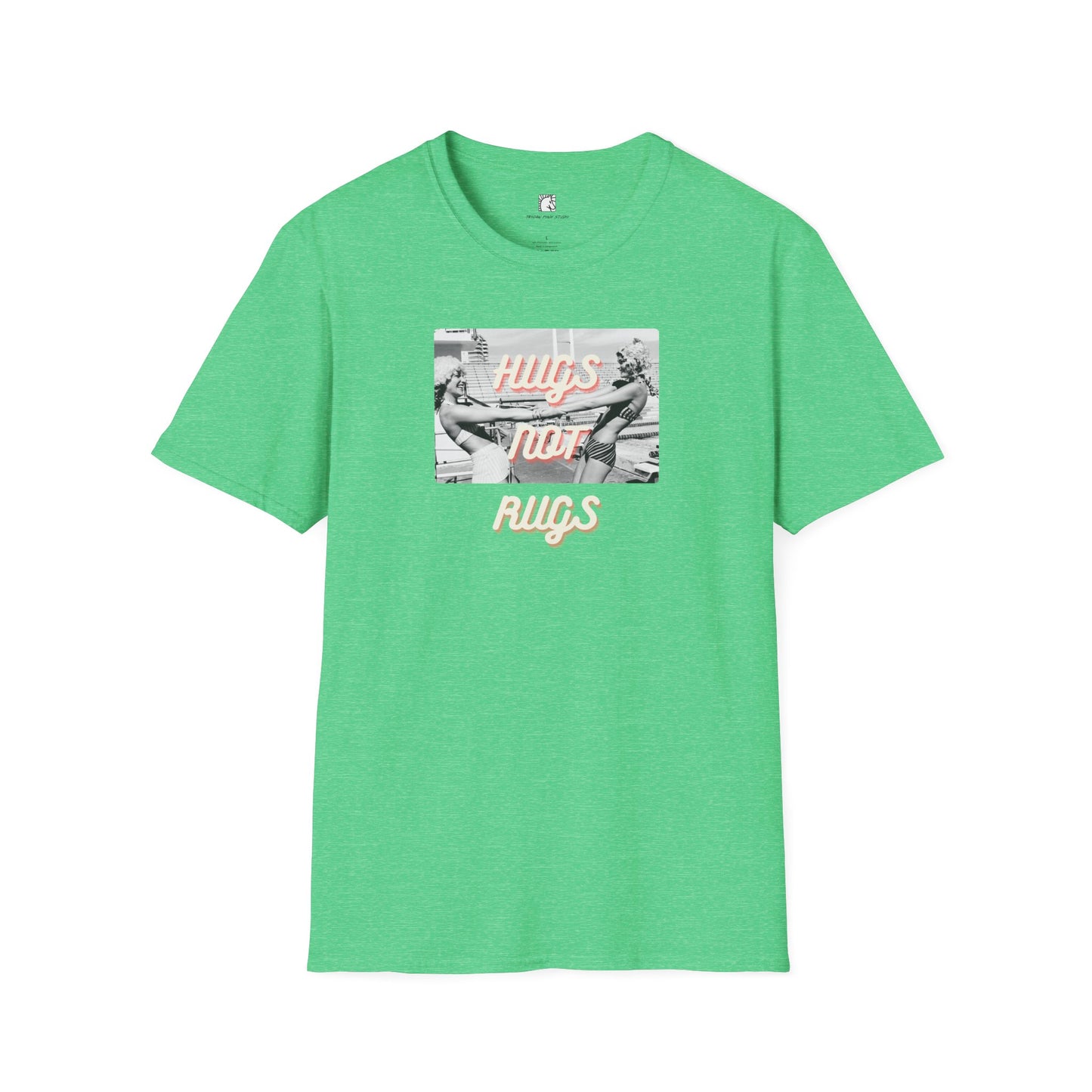 Hugs Not Rugs Two Girls Ice Cream T Shirt