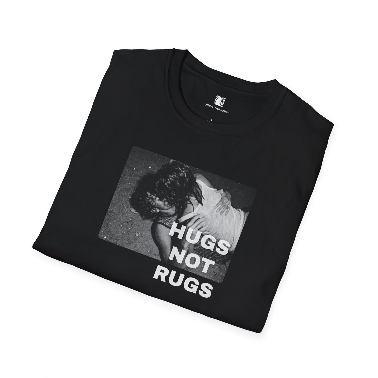 Hugs Not Rugs Beach Couple T shirt