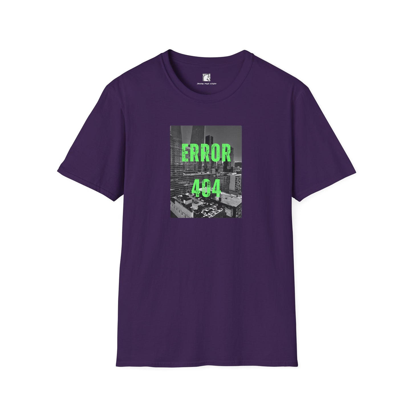 Error 404 Neon Green Block T-Shirt