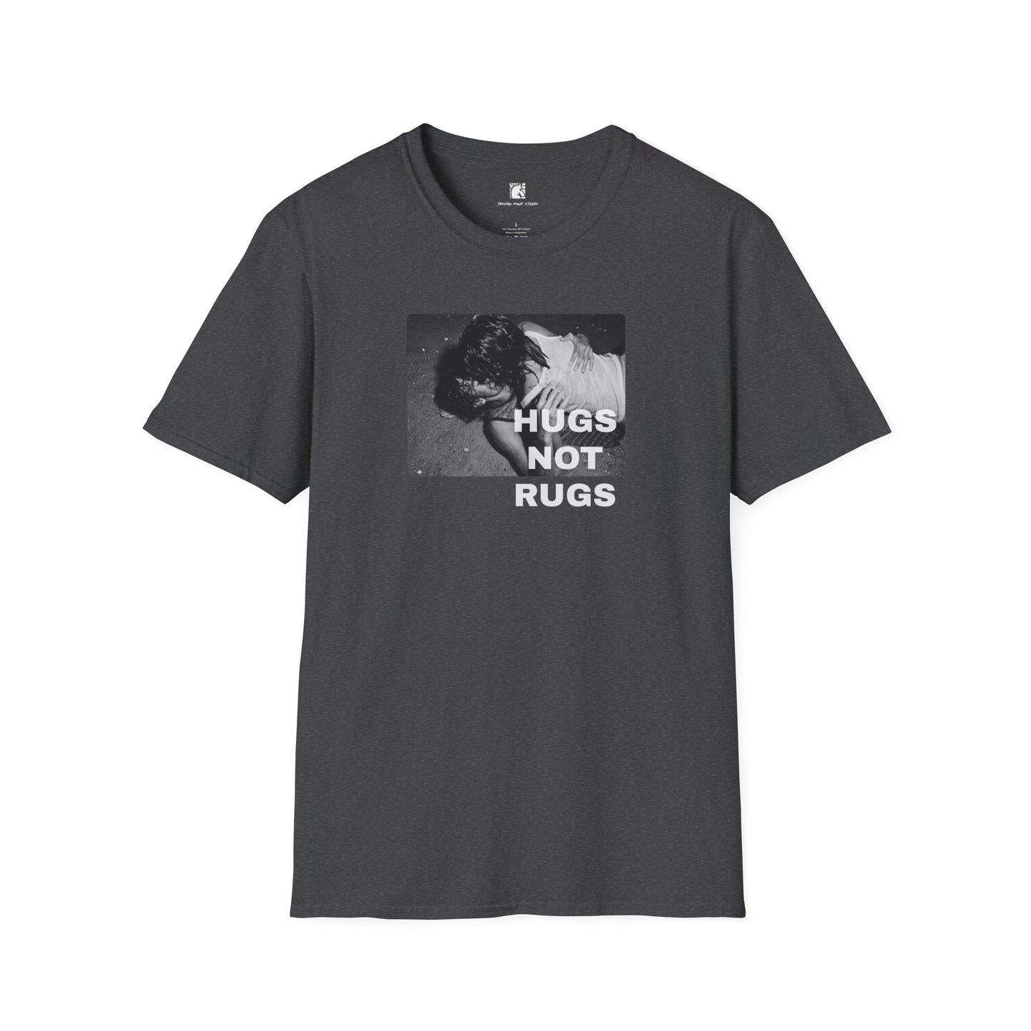 Hugs Not Rugs Beach Couple T shirt