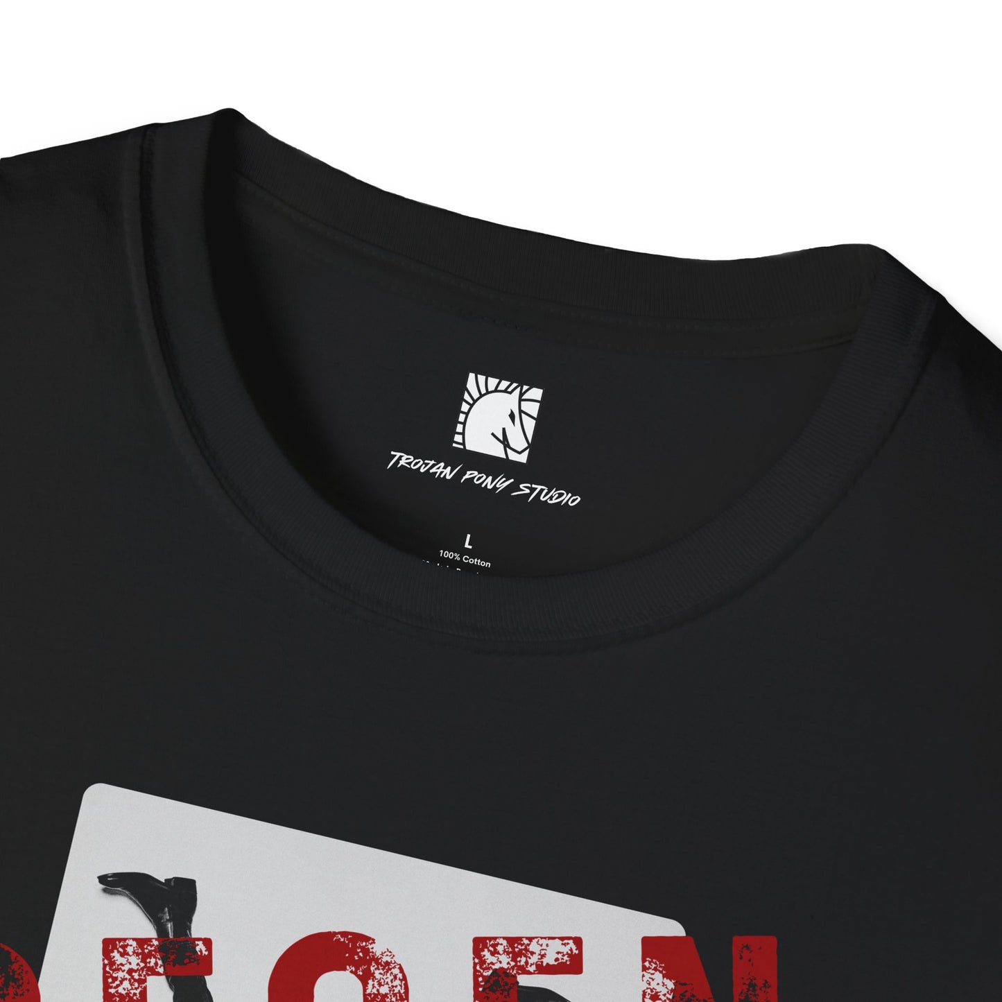 Degen Red Block Stamp T Shirt