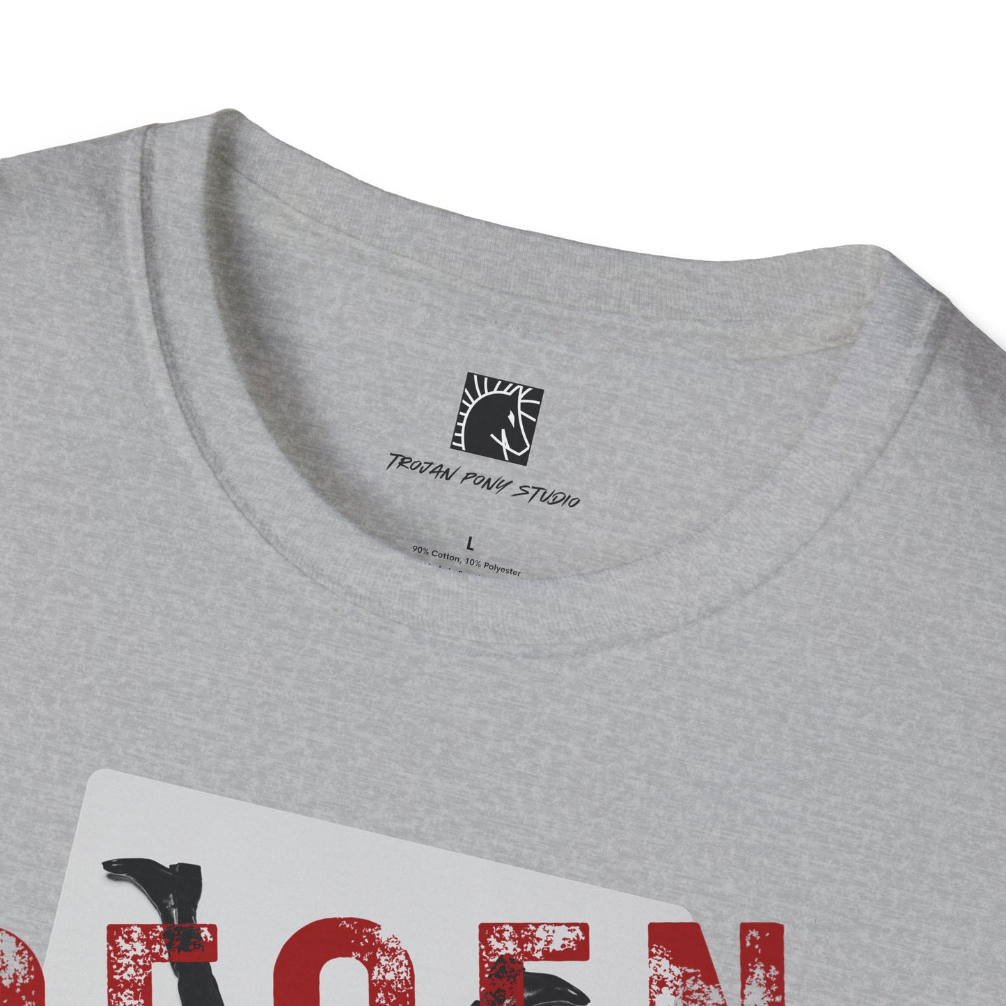 Degen Red Block Stamp T Shirt