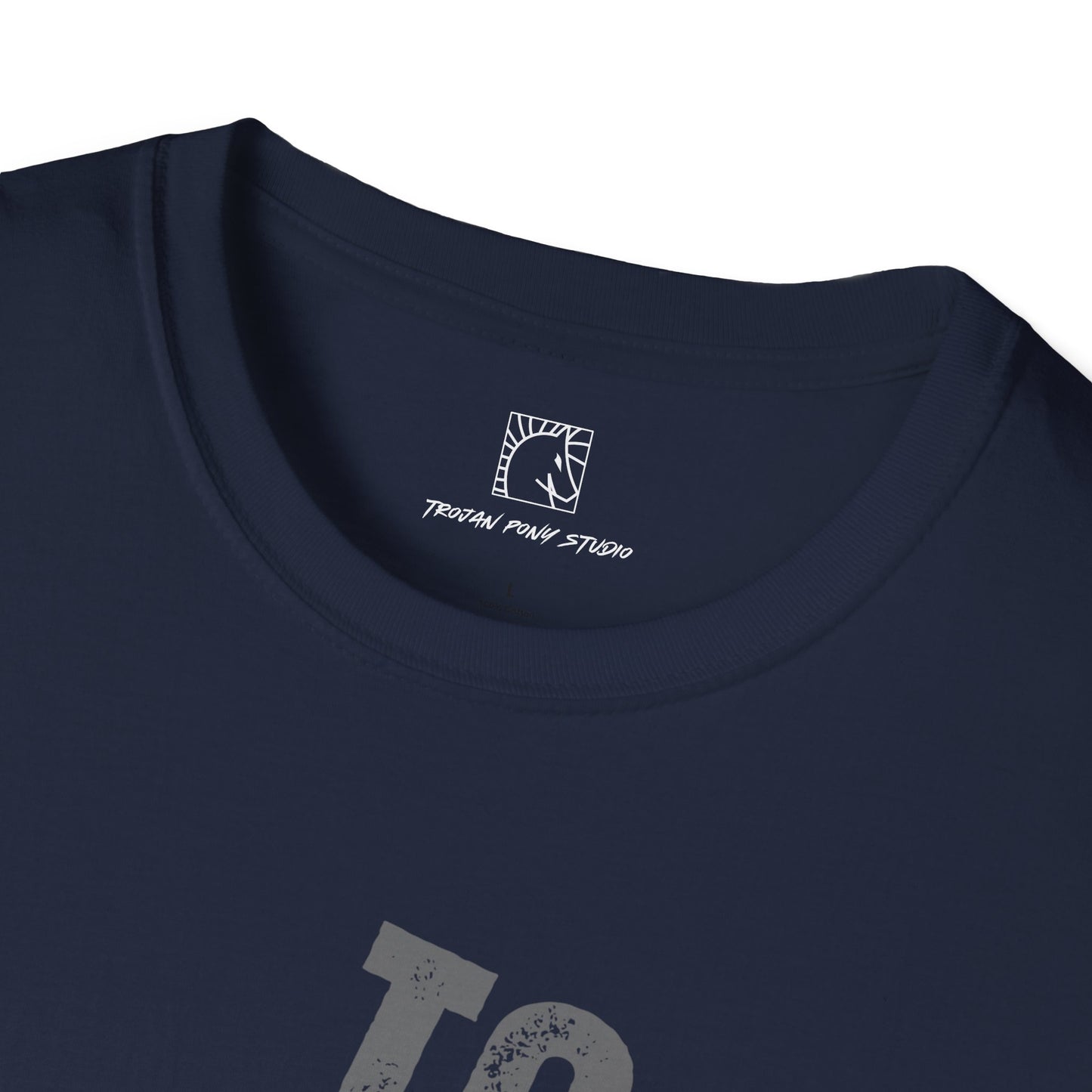 To The Moon Graphic Block Stack T Shirt