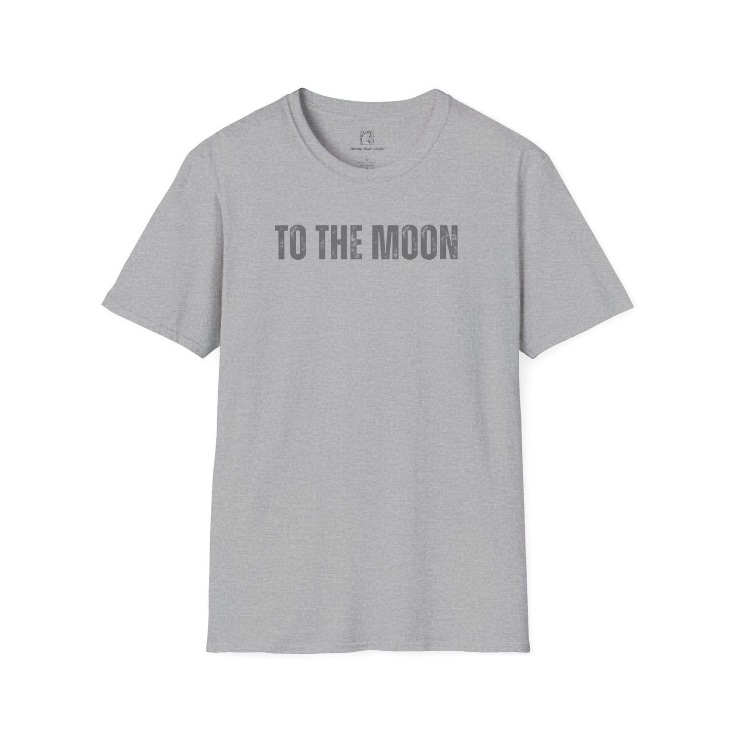 To The Moon Distressed T Shirt