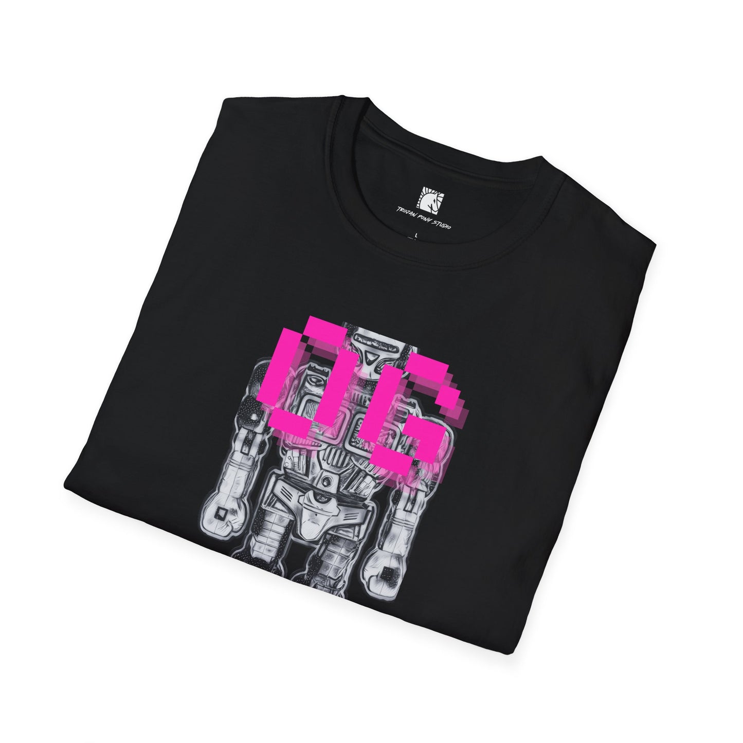 OG Robot Neon Pink Block T Shirt