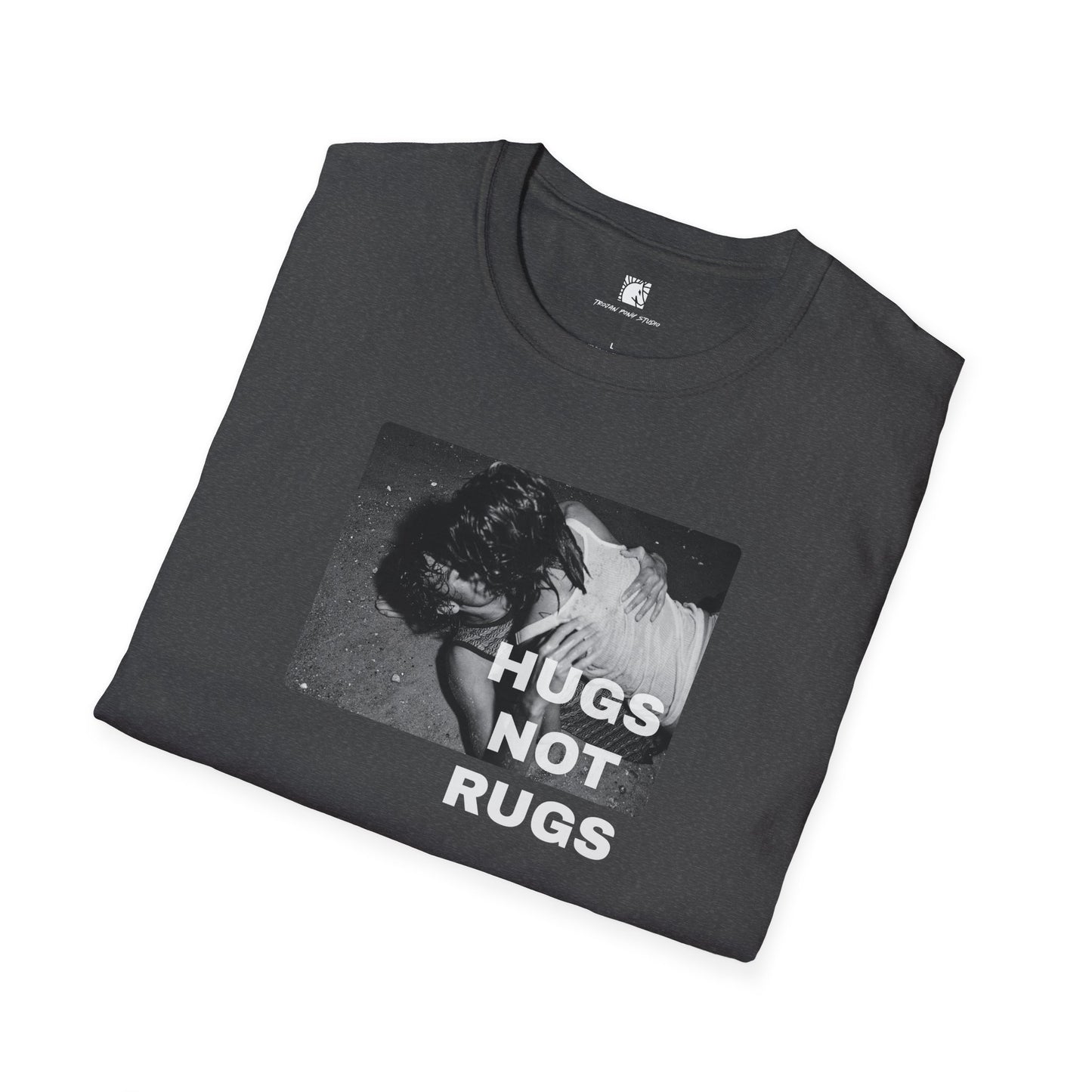 Hugs Not Rugs Beach Couple T shirt