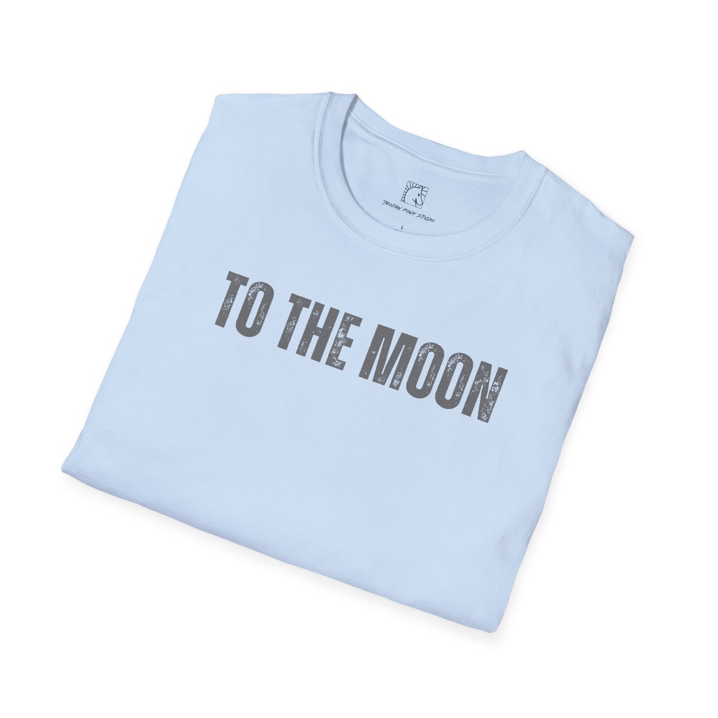 To The Moon Distressed T Shirt
