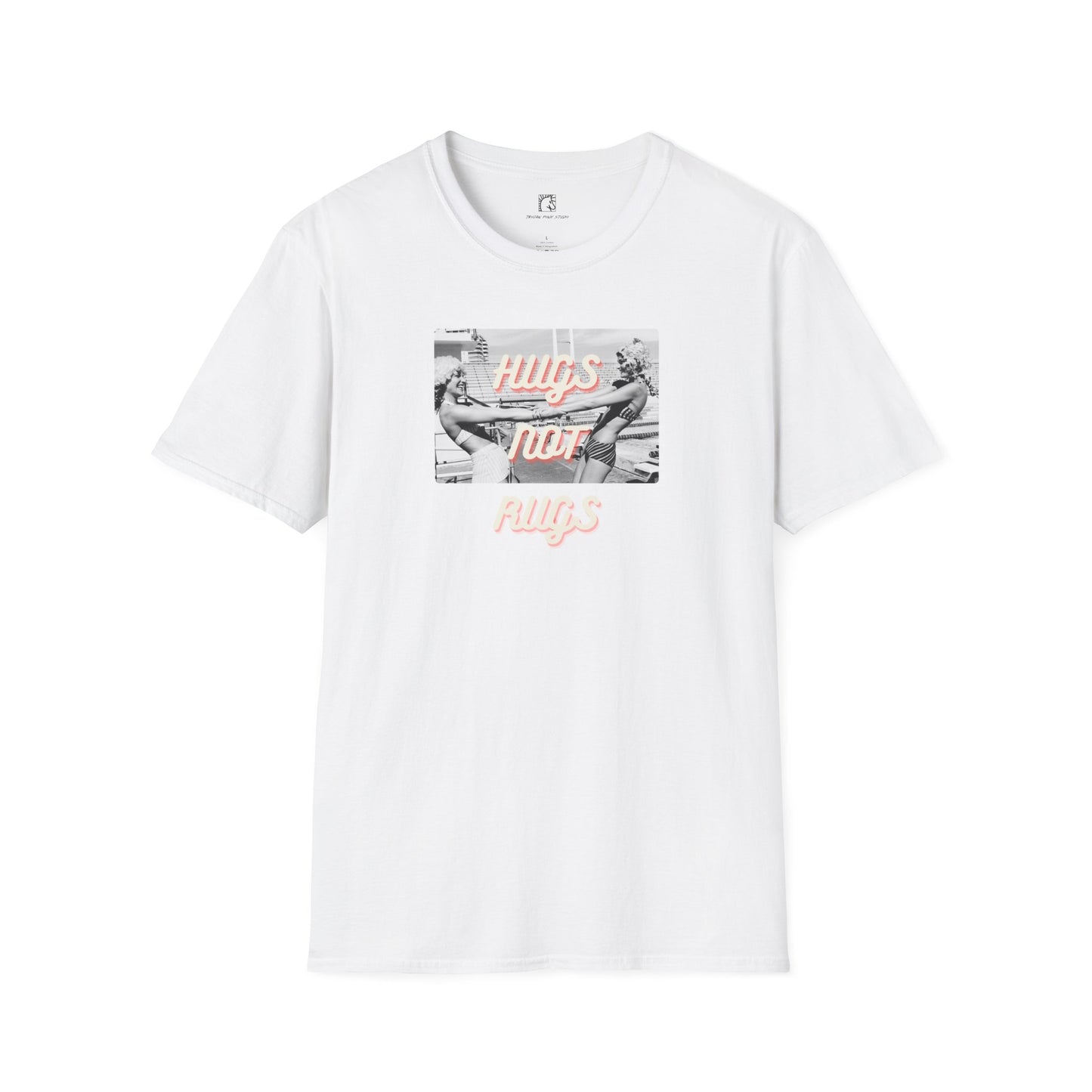 Hugs Not Rugs Two Girls Ice Cream T Shirt