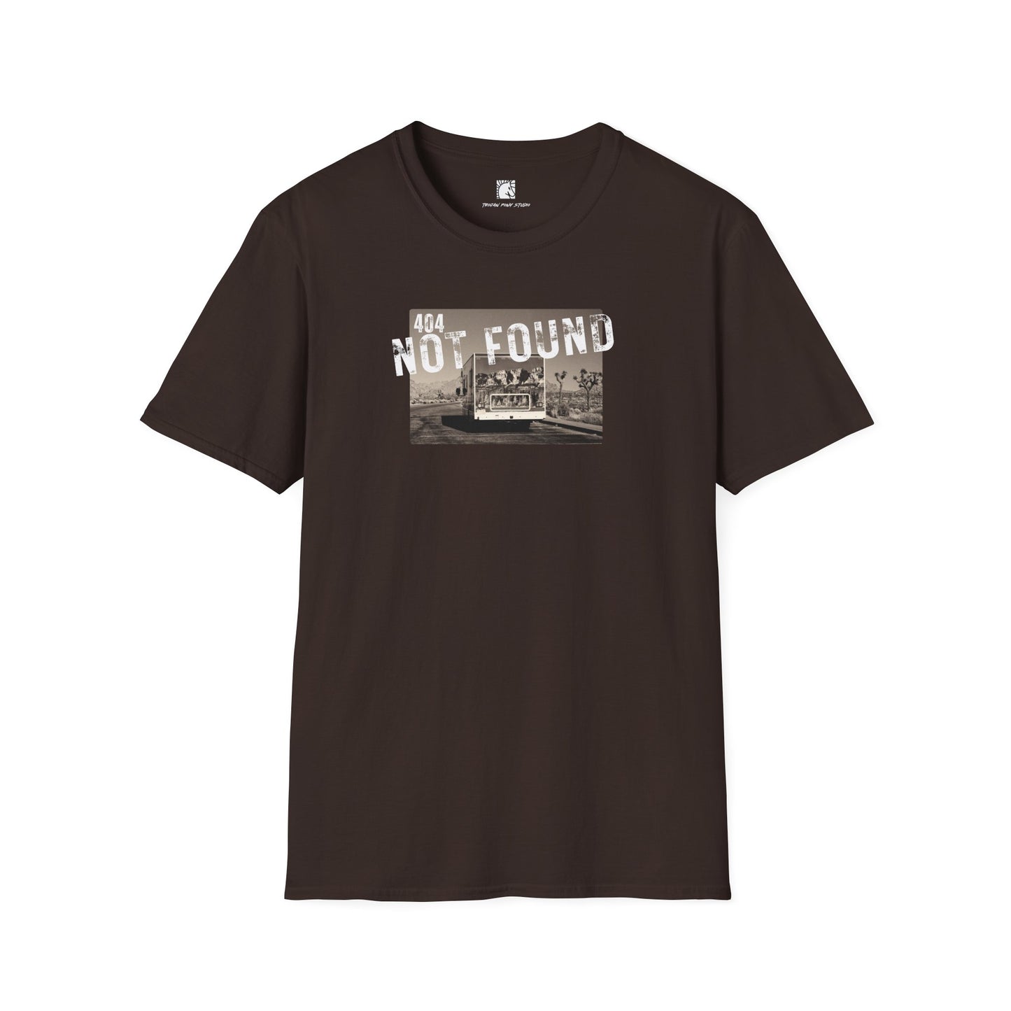 404 Not Found Block Stamp T Shirt