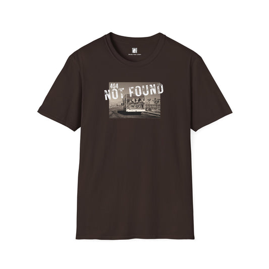 404 Not Found Block Stamp T Shirt
