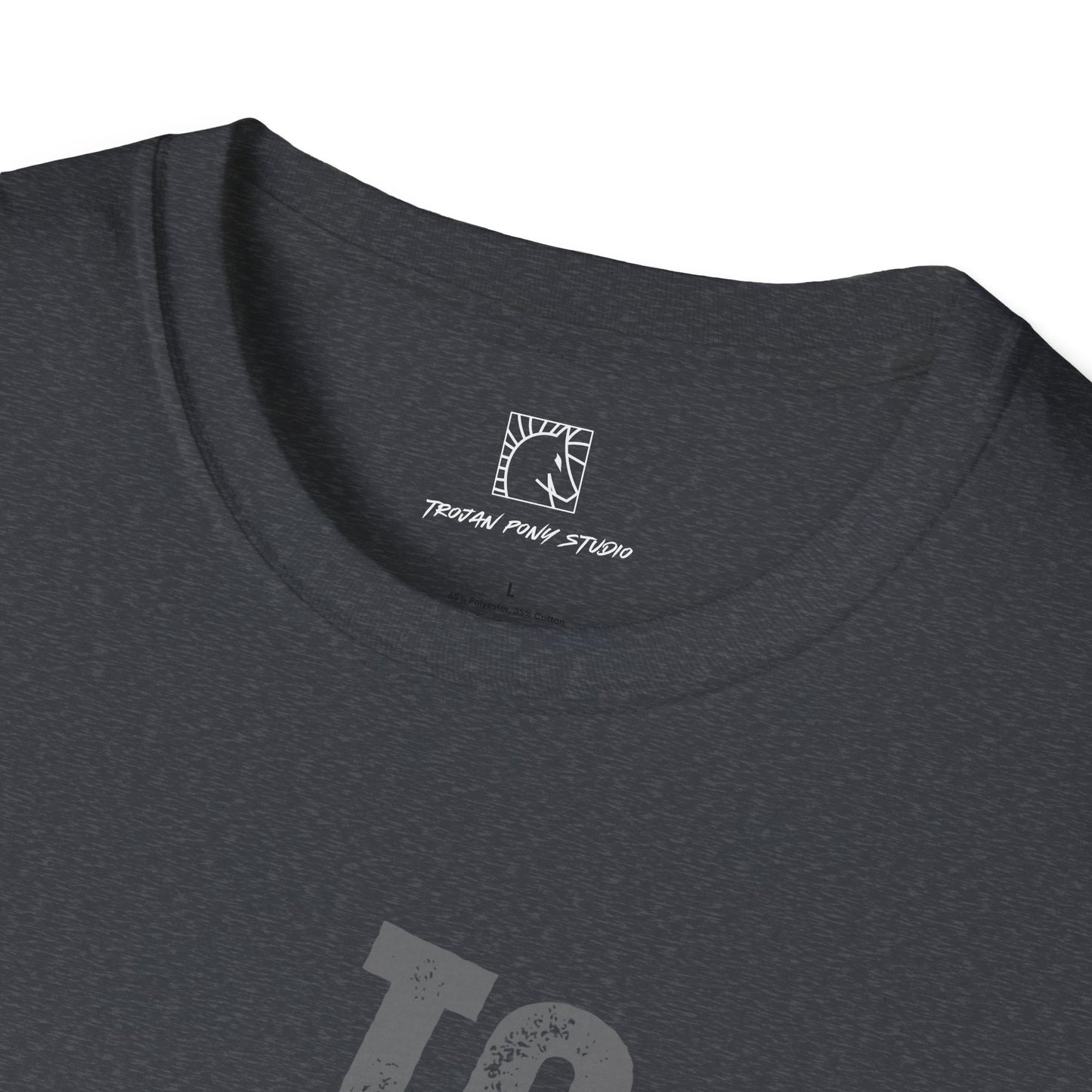 To The Moon Graphic Block Stack T Shirt