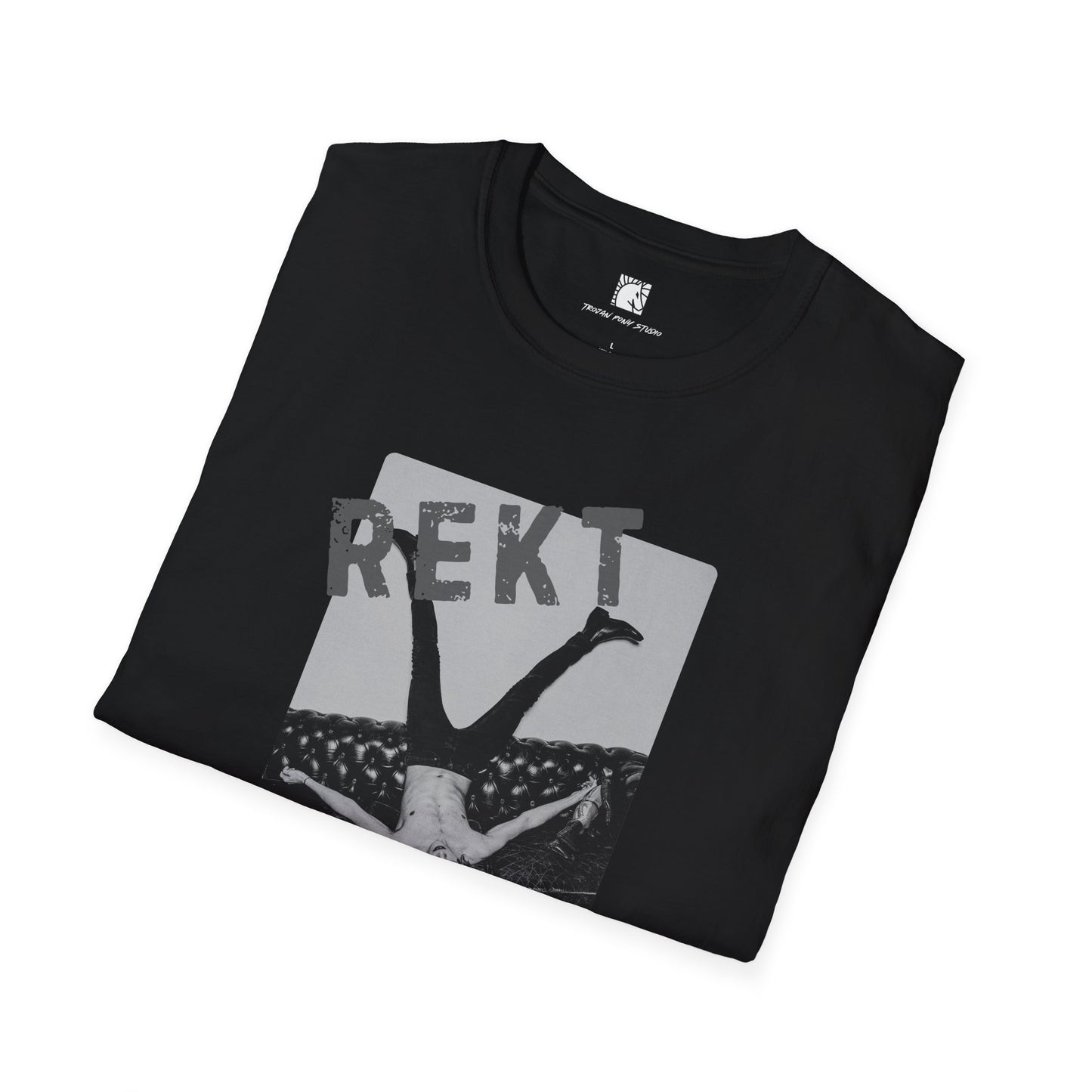 REKT Block Graphic T Shirt