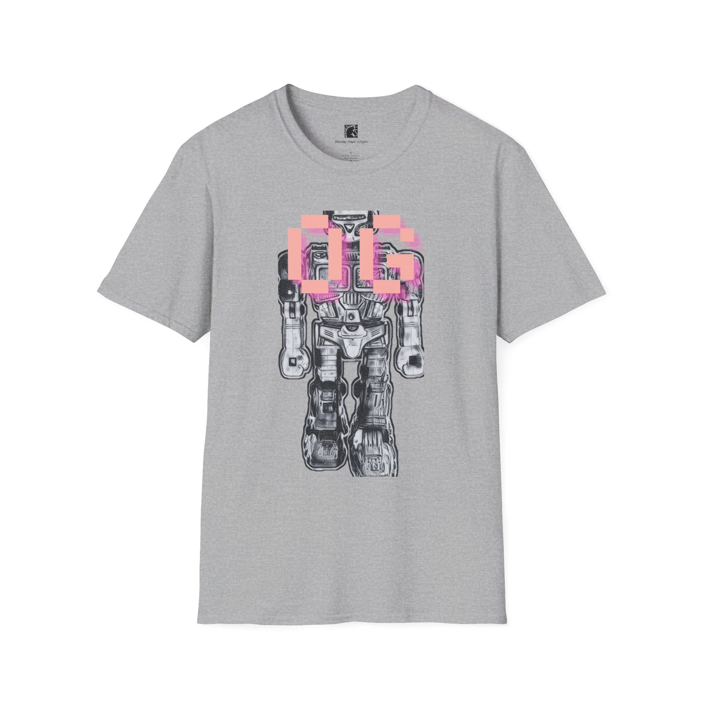 Soft Pink OG Robot T Shirt