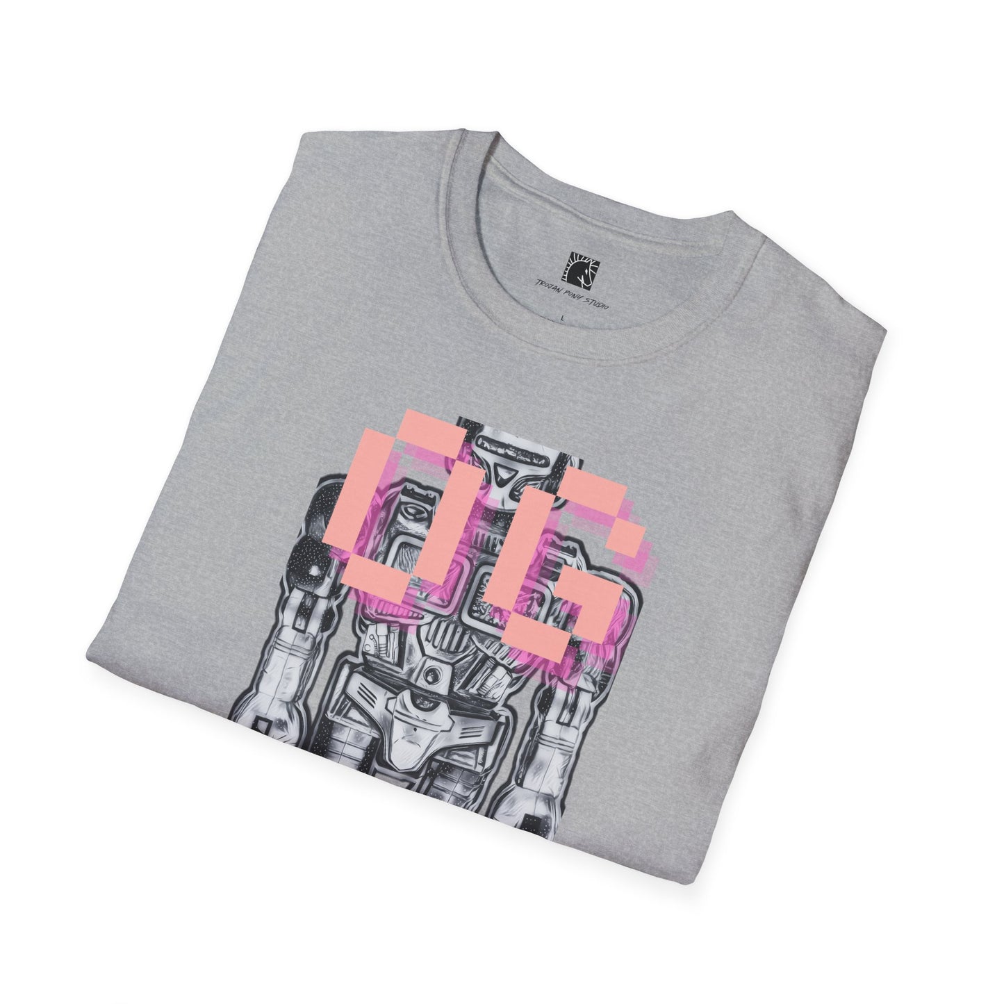 Soft Pink OG Robot T Shirt
