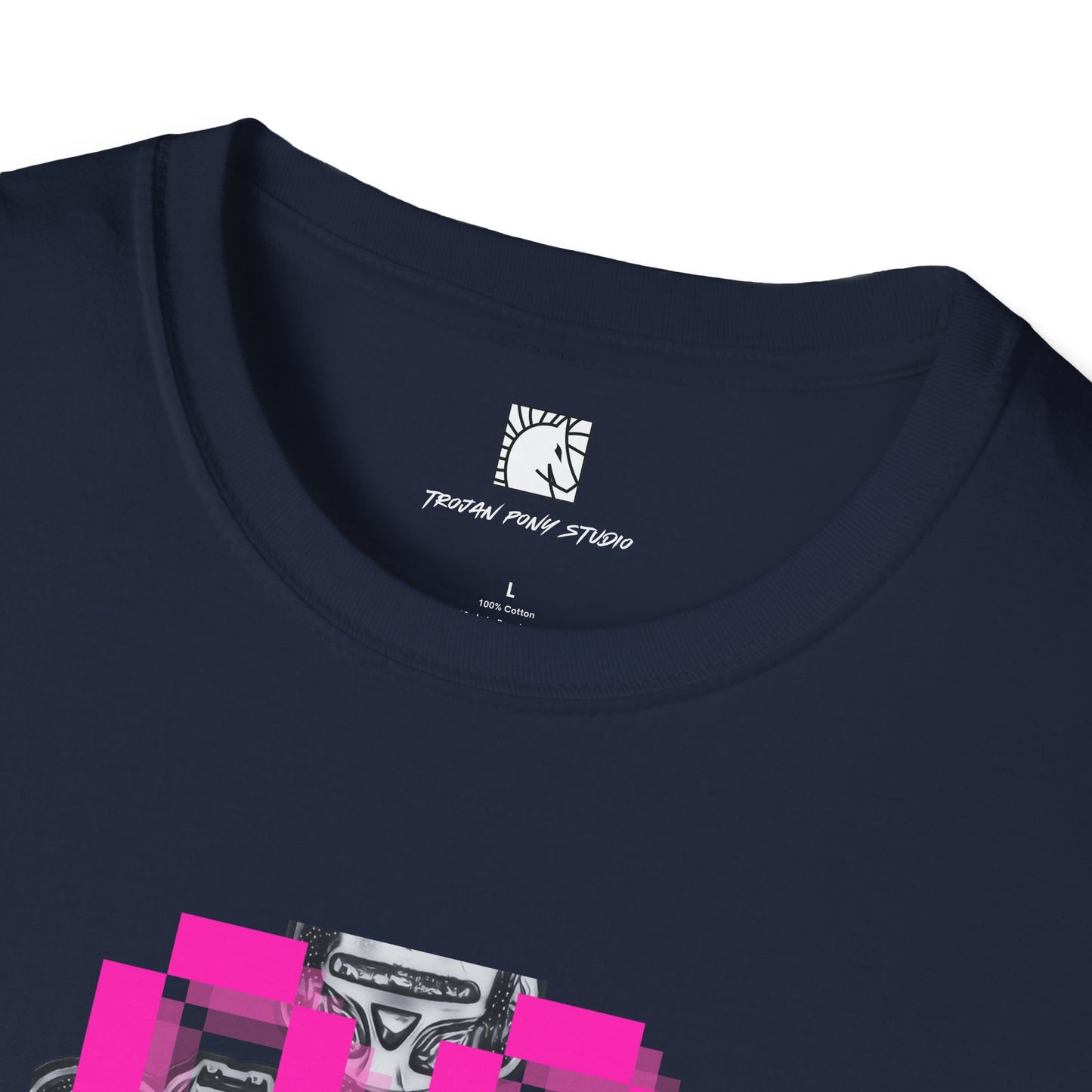 OG Robot Neon Pink Block T Shirt
