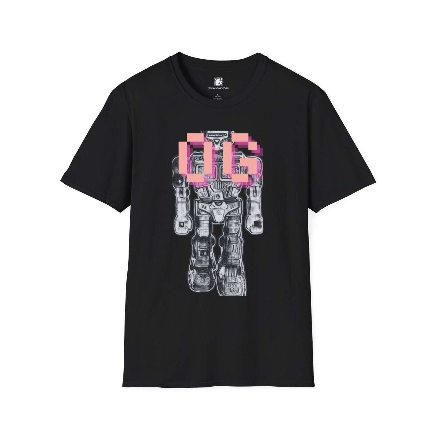 Soft Pink OG Robot T Shirt