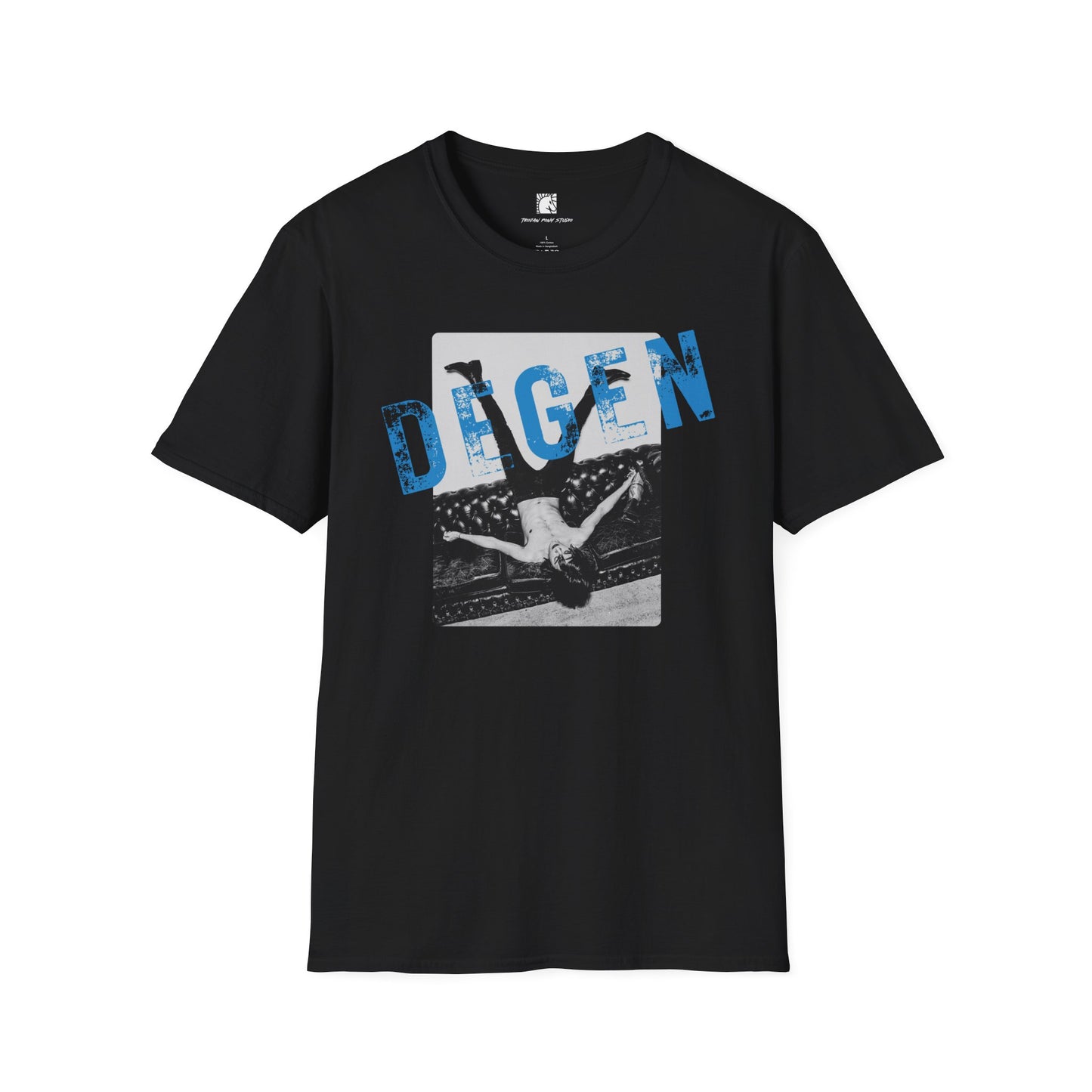 Degen Blue Block Stamp T Shirt