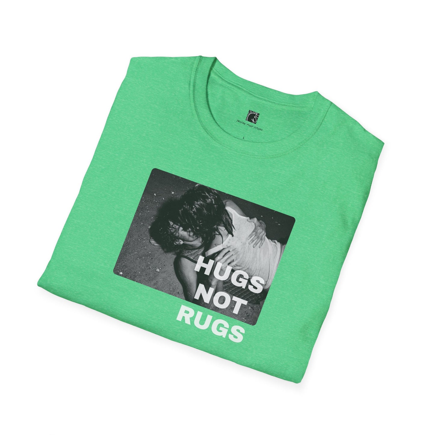 Hugs Not Rugs Beach Couple T shirt