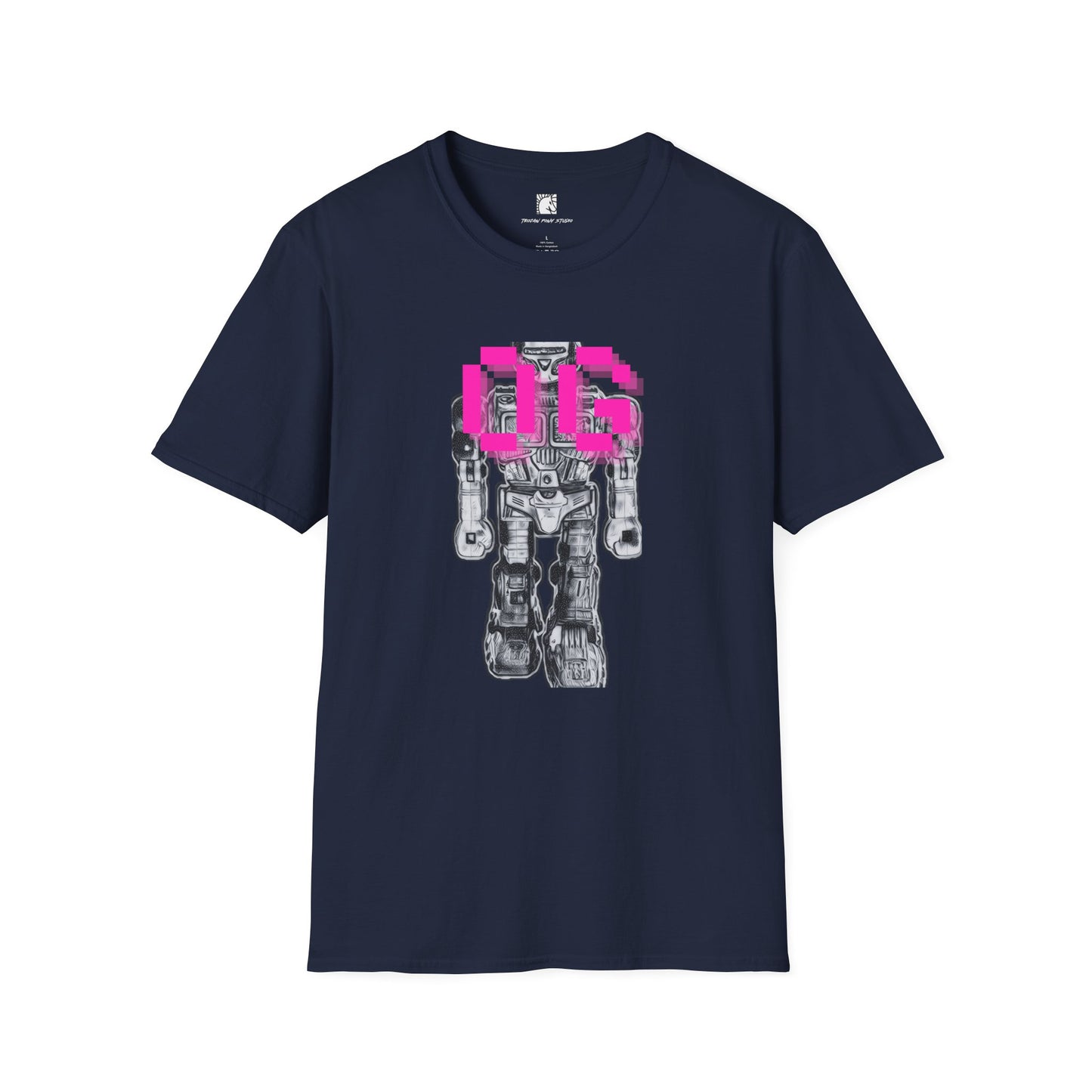 OG Robot Neon Pink Block T Shirt