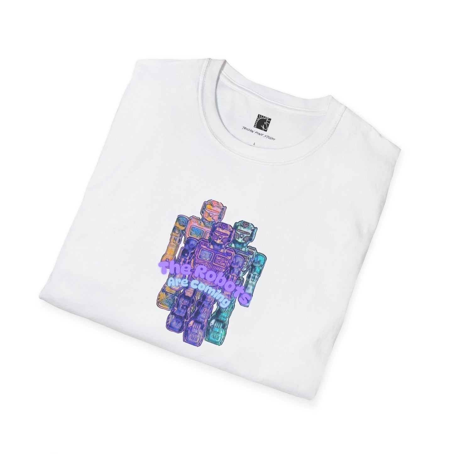 The Robots Are Coming Multi-Color T-Shirt
