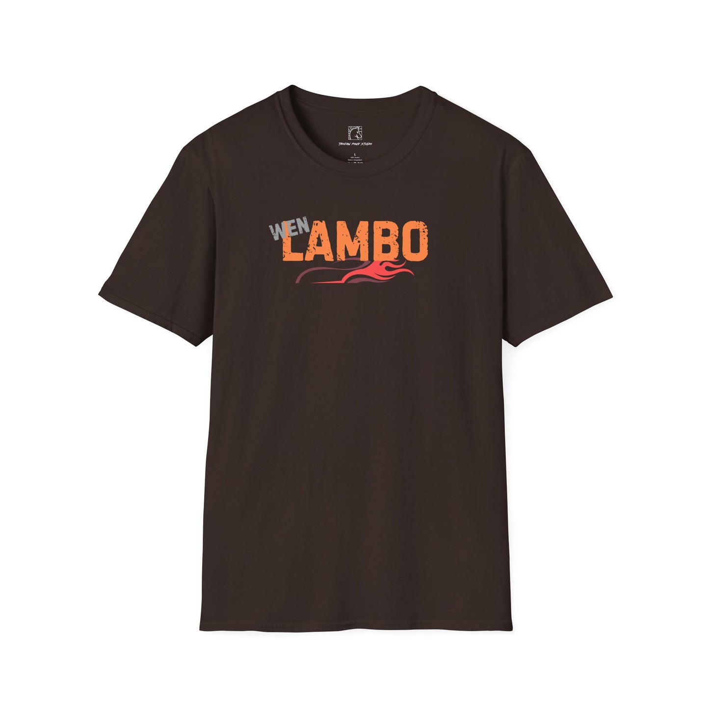 Wen Lambo Flame Design T Shirt