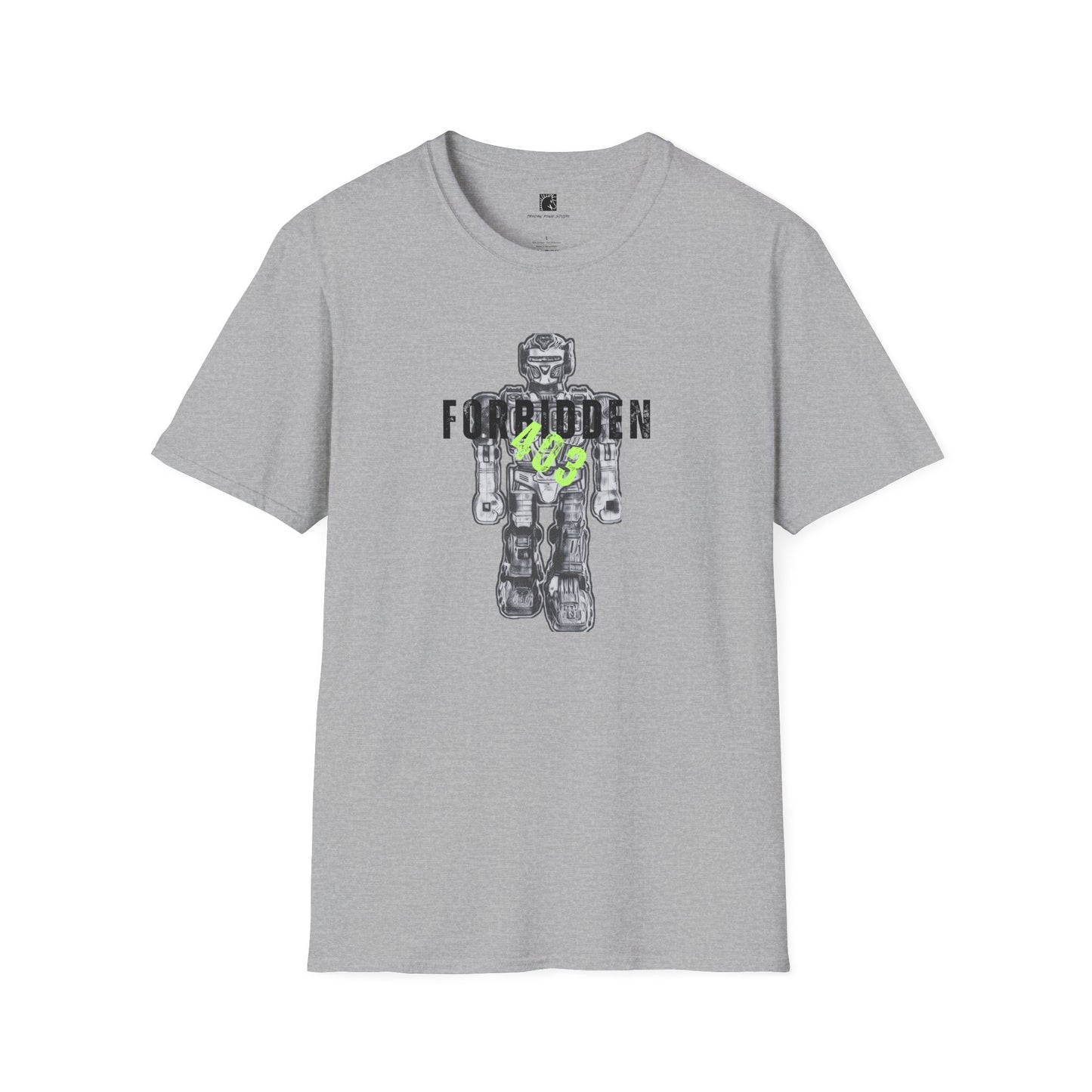 403 Forbidden Robot Block T Shirt